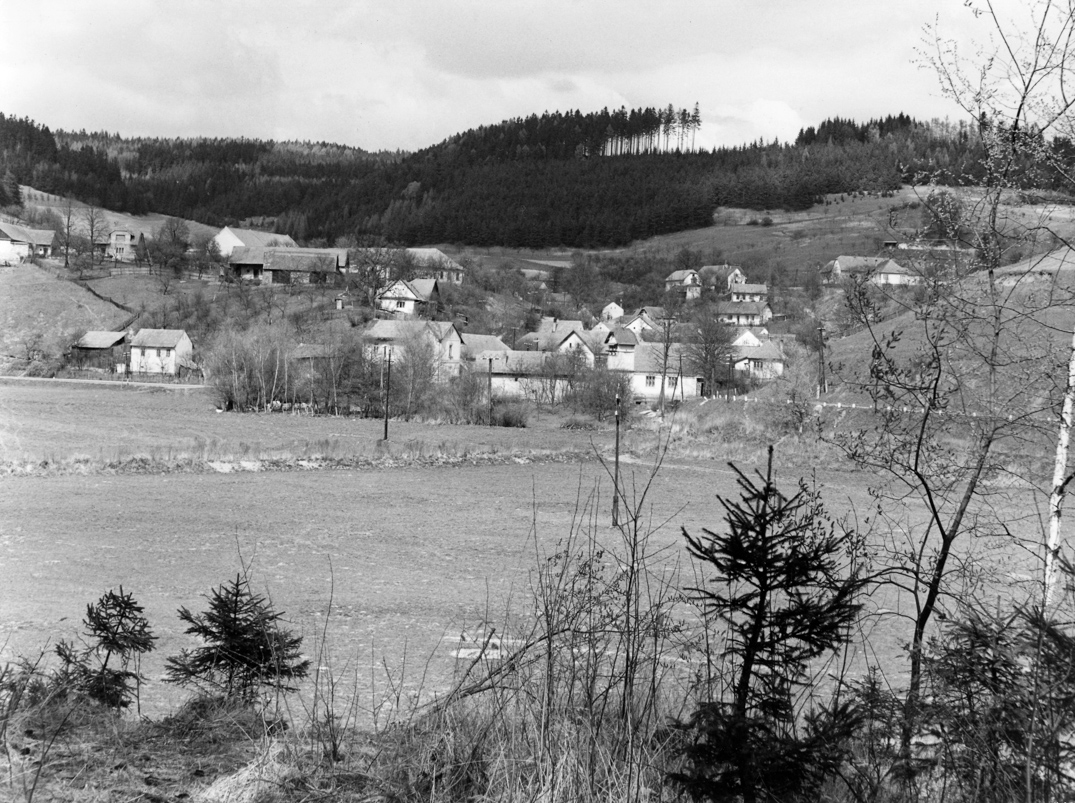 10. Lazinov – pohled z údolí od řeky (foto: František Továrek)
